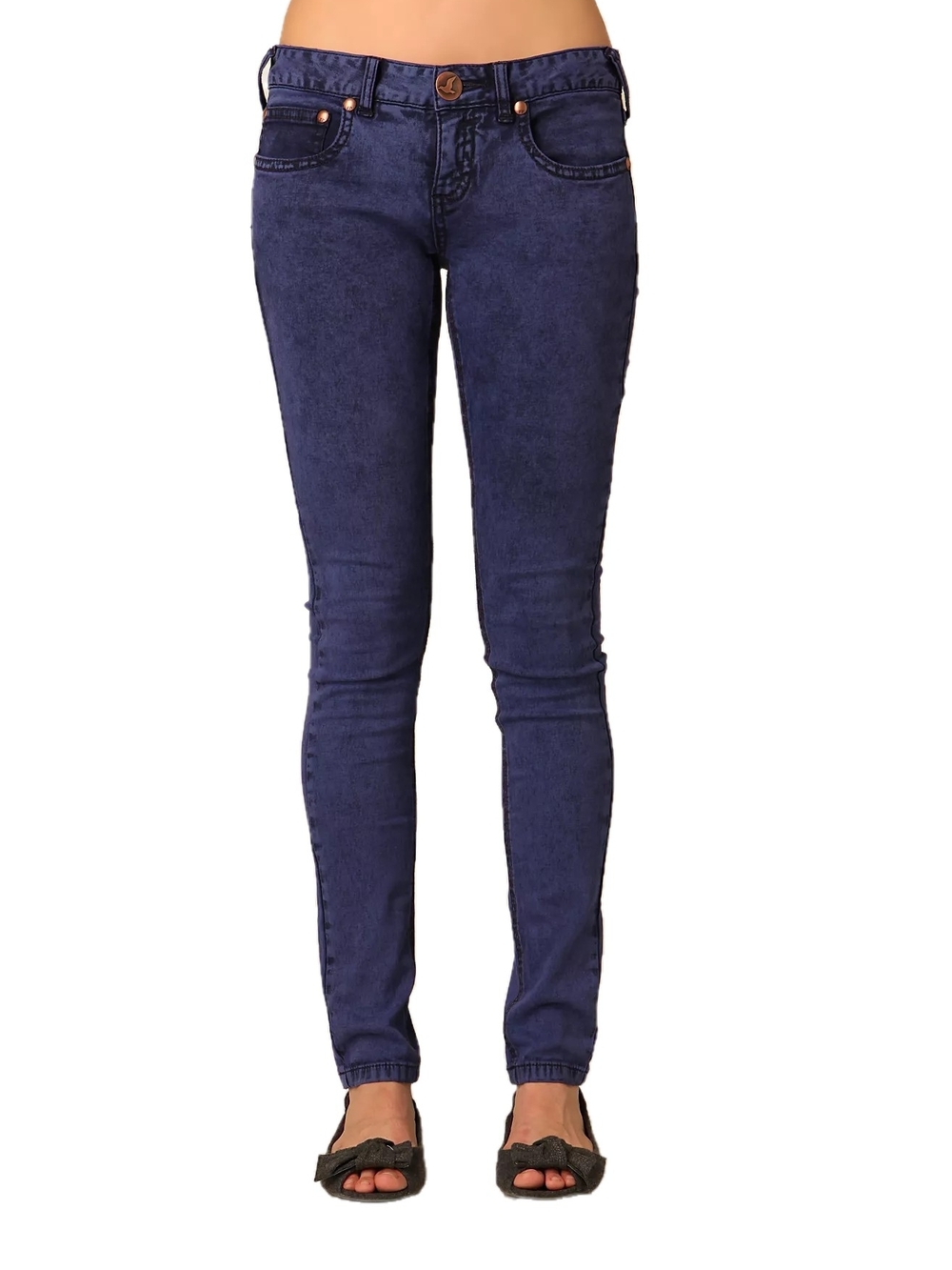 Free People Ultra low-rise Super Skinny Jeans in Ultra Violet Size 25 NWT